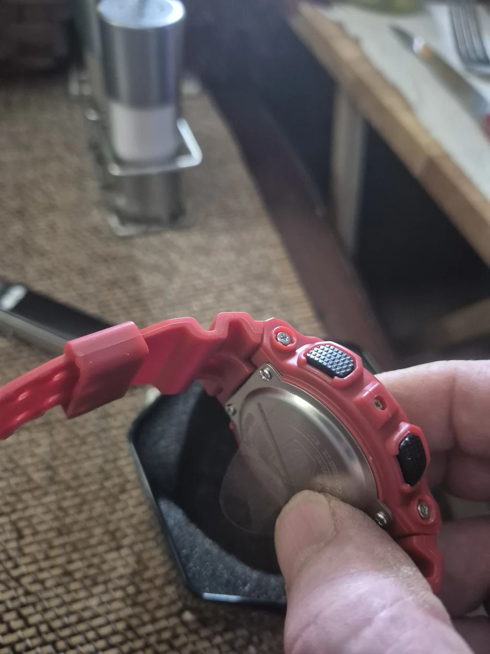 Casio G-Shock Red Multicolor Sport Watch - Picture 7 of 11